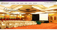 Desktop Screenshot of megaanggrekhotel.com